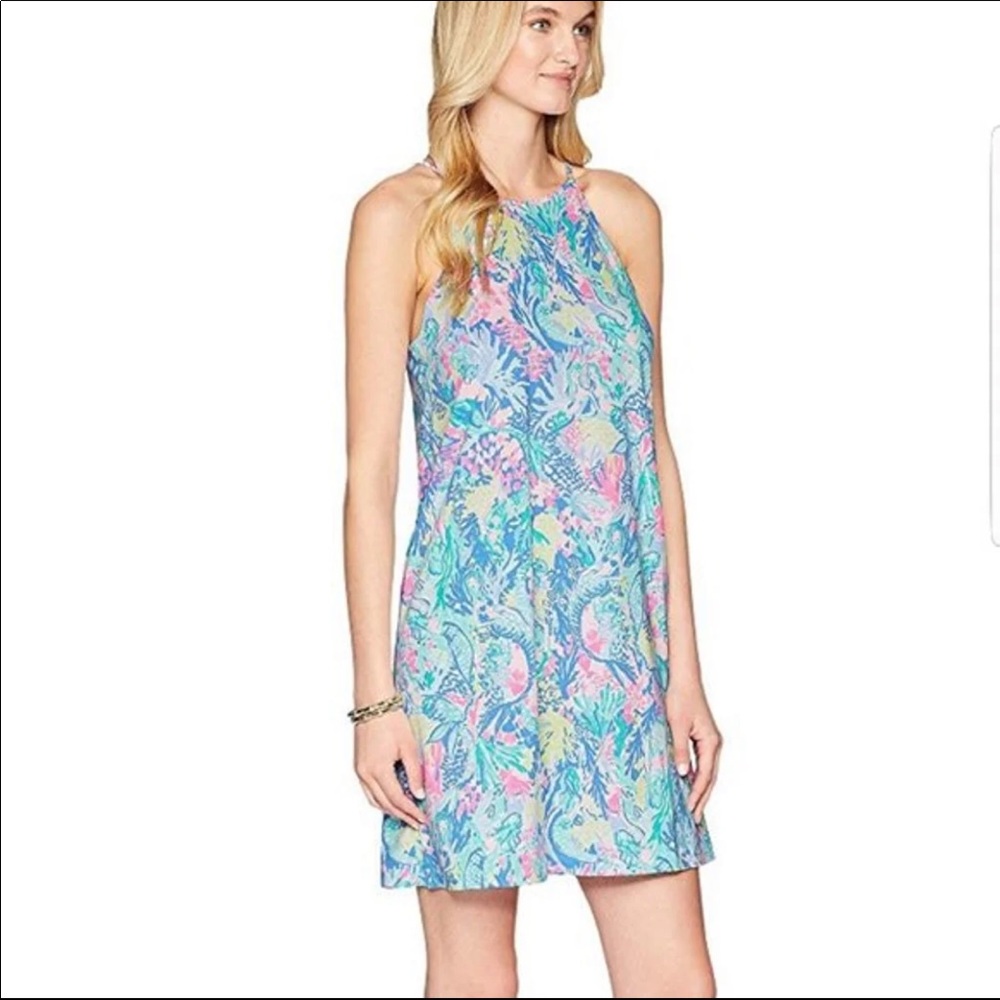 NWOT LILLY PULITZER MERMAID COVE MARGOT DRESS XS